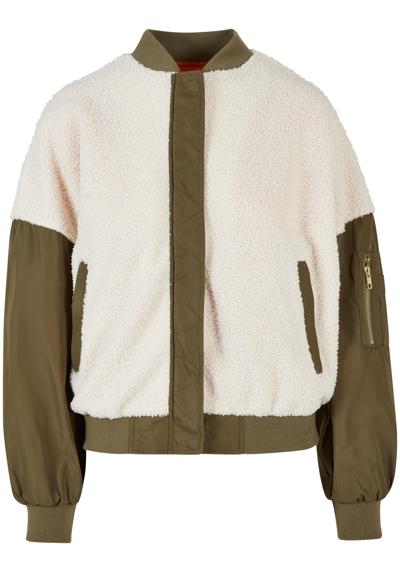 Куртка-бомбер Urban Classics Damen Ladies Oversized Sherpa Mixed Bomber Jacket