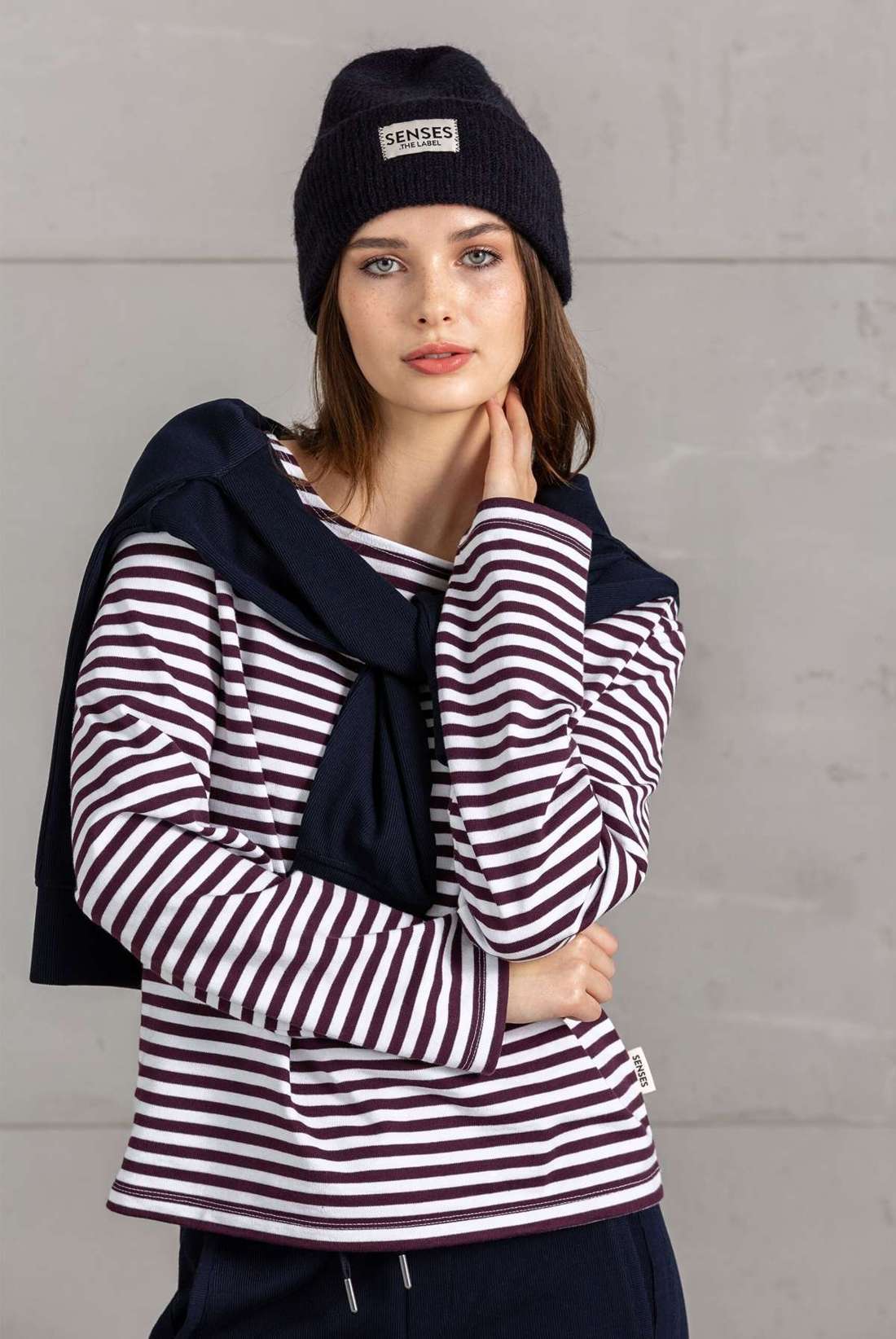 рубашка с круглым вырезом