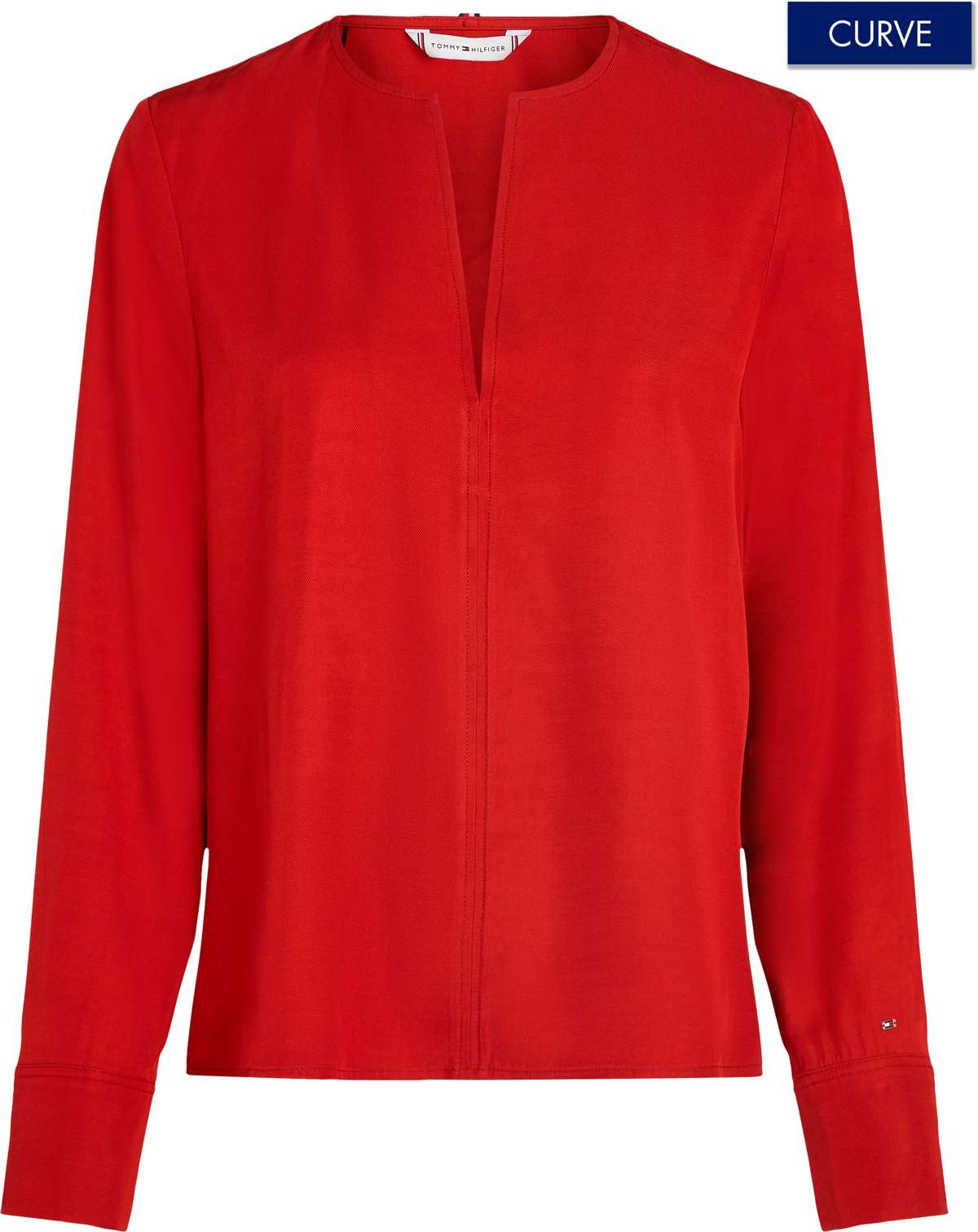 Блузка с длинными рукавами CRV VISCOSE V-NECK LS BLOUSE