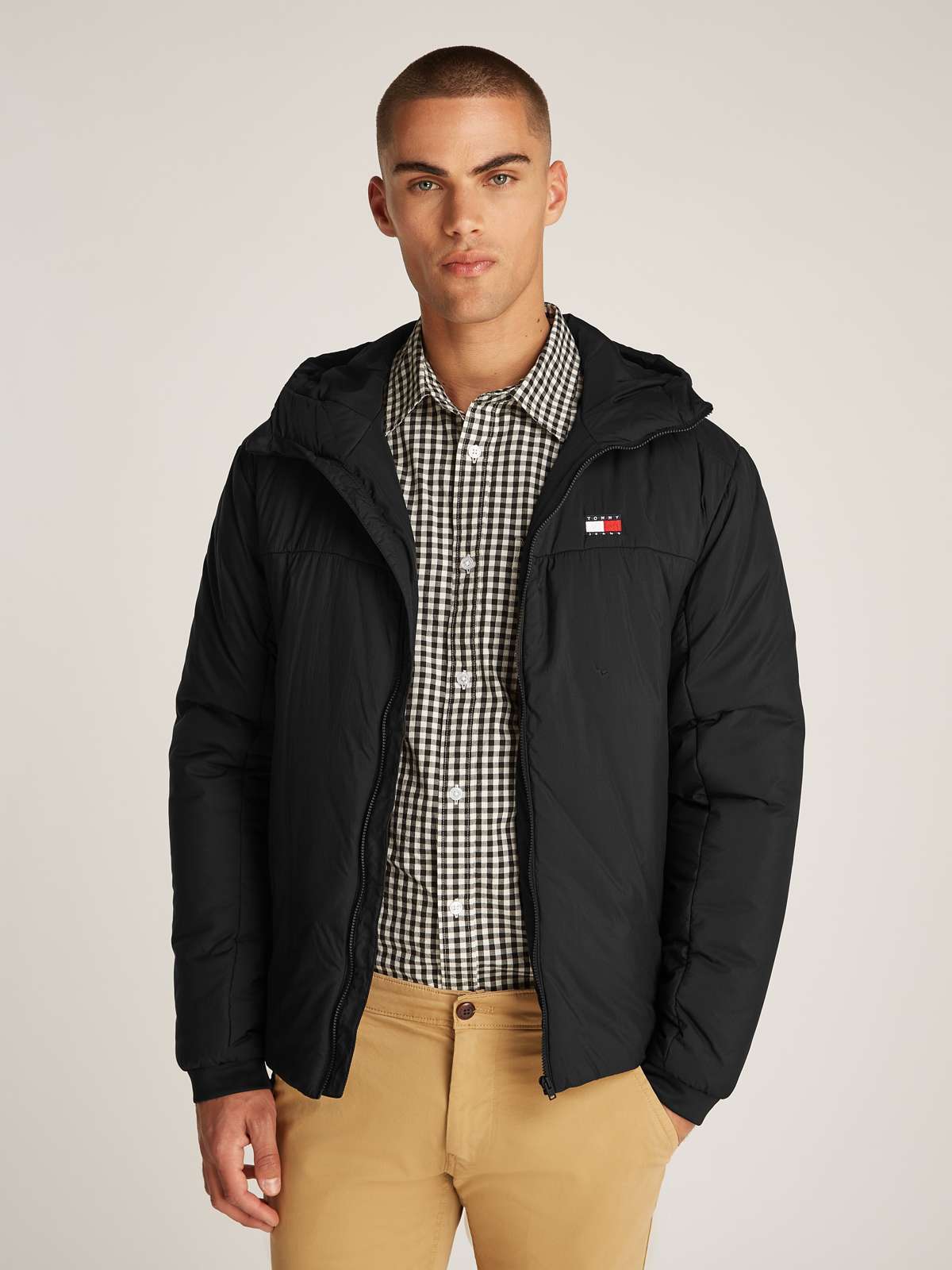 Короткая куртка с капюшоном с вышитым логотипом TJM LT POLY JACKET EXT