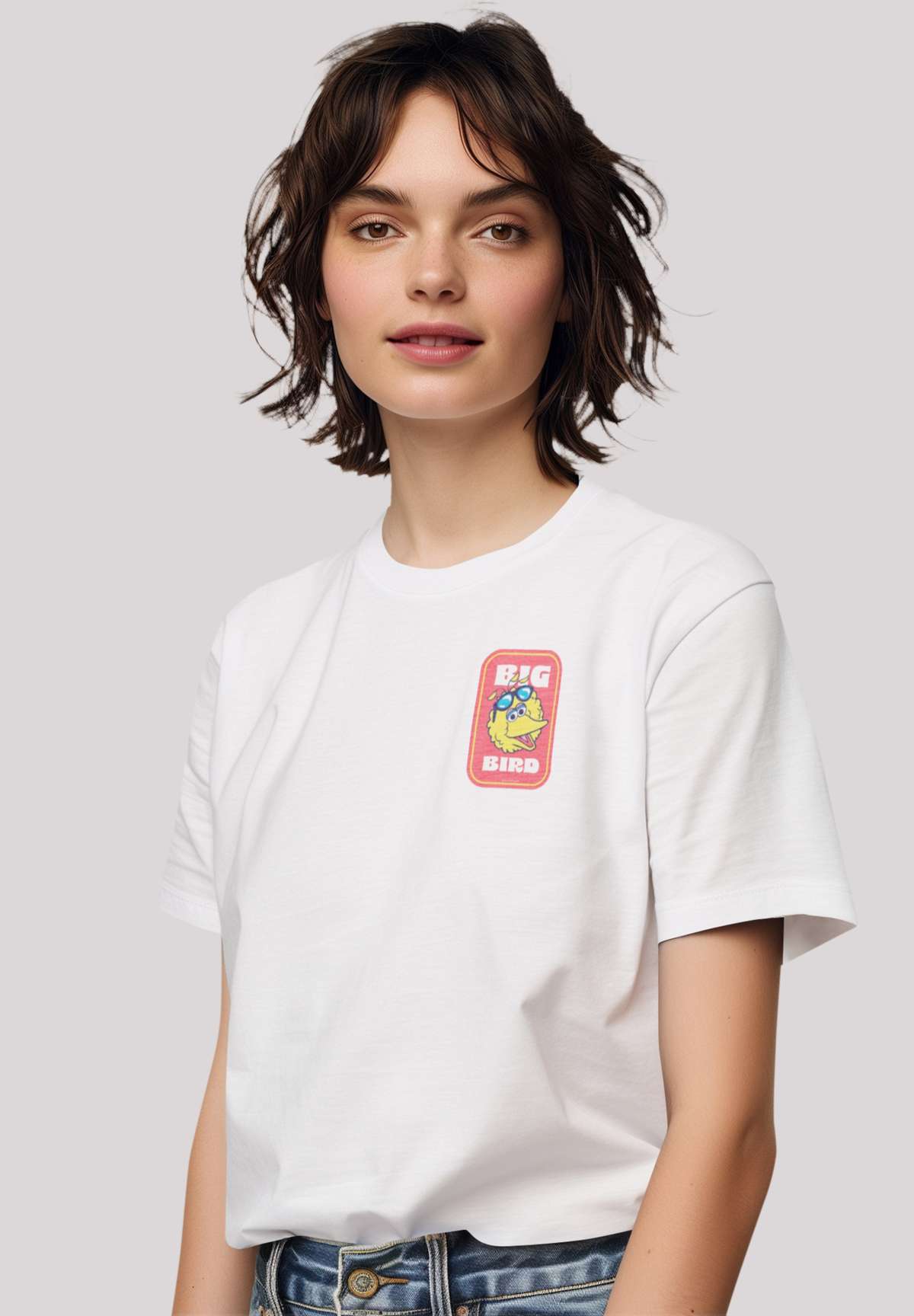 футболка Sesamstra?e Bilbo Big Bird Sticker