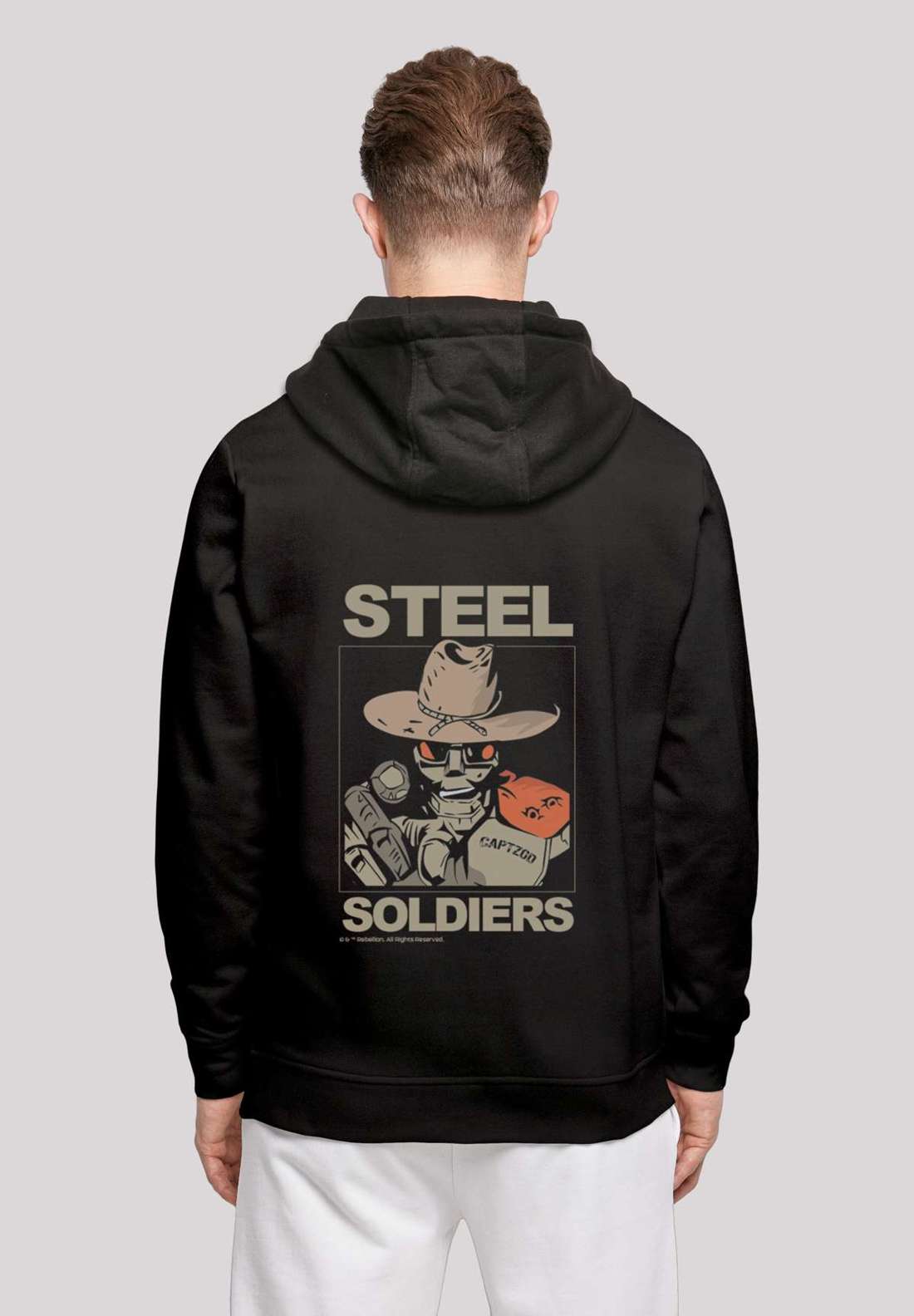 Толстовка с капюшоном Retro Gaming Steel Soldiers