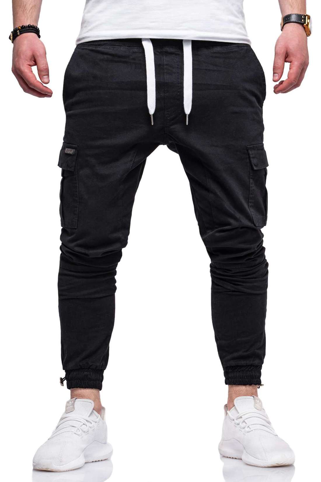 Брюки-карго с эластичным поясом HAWK