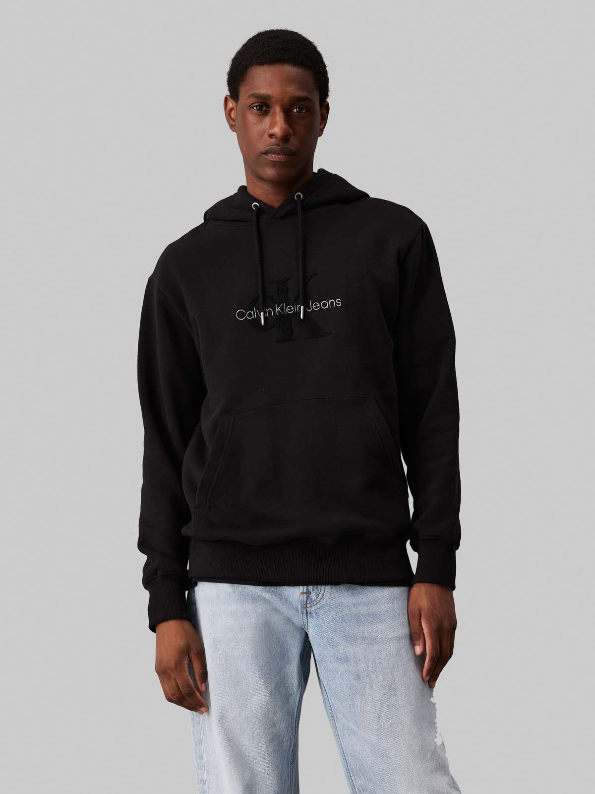 Толстовка с капюшоном и вышитым логотипом CHENILLE MONOLOGO HOODIE