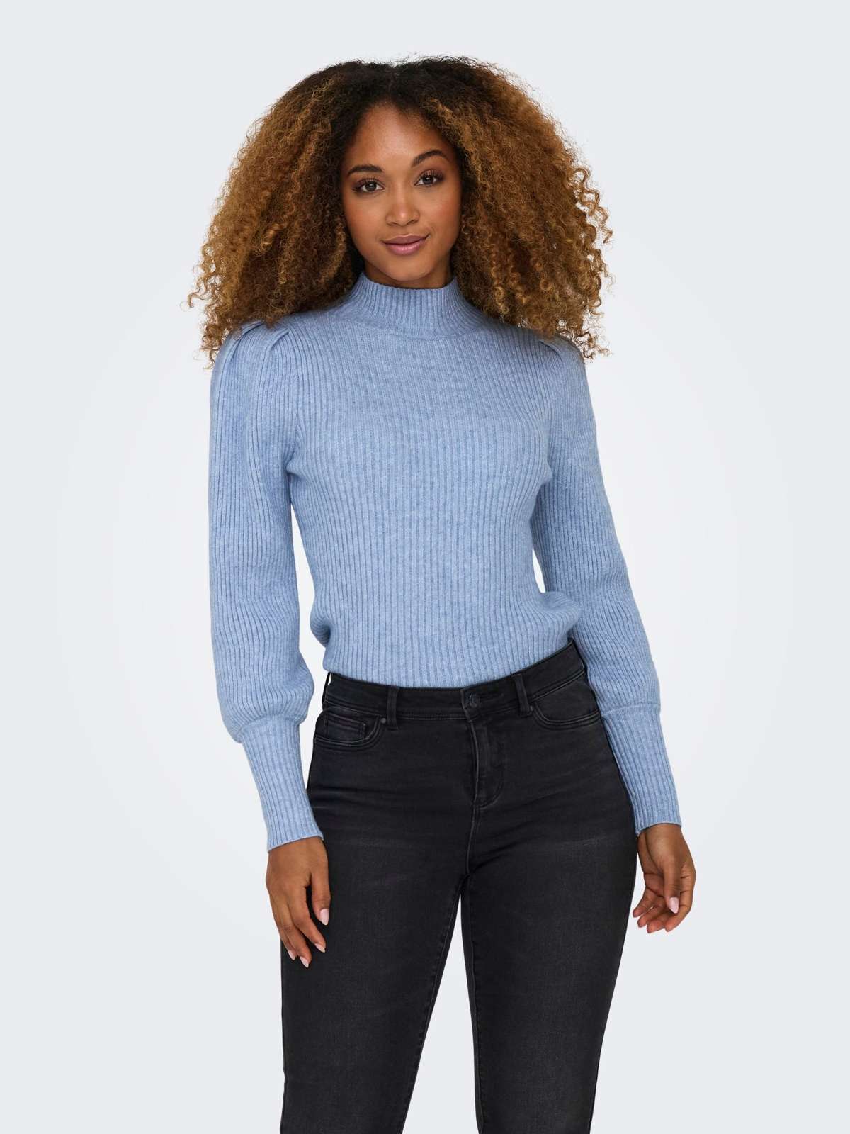 Вязаный свитер ONLKATIA L/S HIGHNECK PULLOVER KNT NOOS