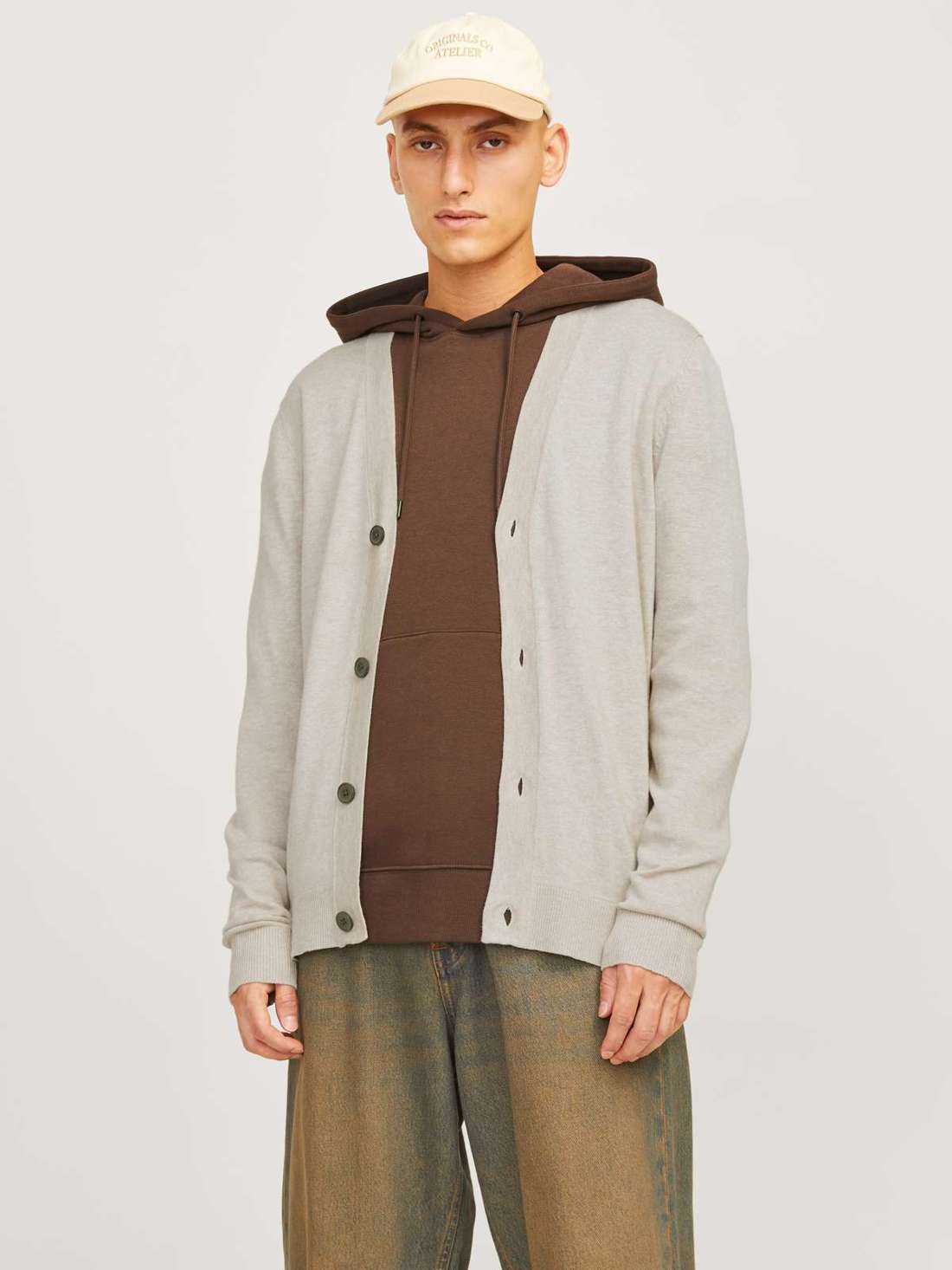 Кардиган JJEEMIL KNIT BUTTON CARDIGAN NOOS