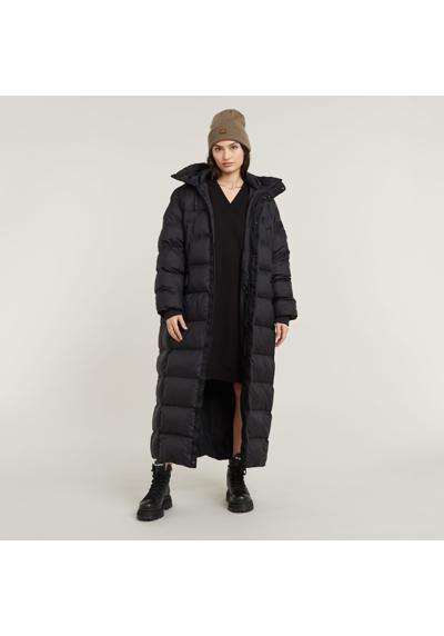 Стеганая куртка с капюшоном с дополнительной кулиской внутри. Whistler Long Puffer
