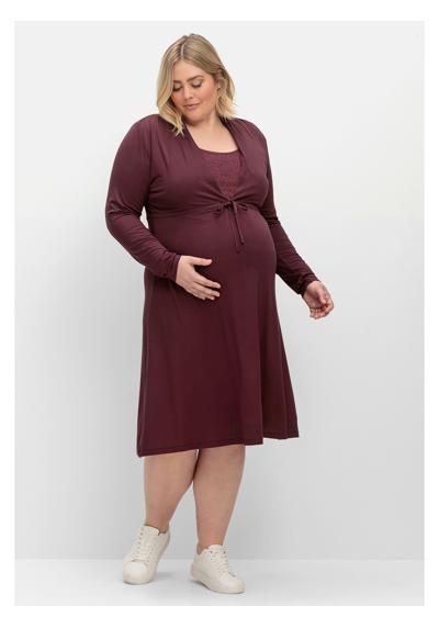 Платье для беременных со встроенной вставкой для кормления