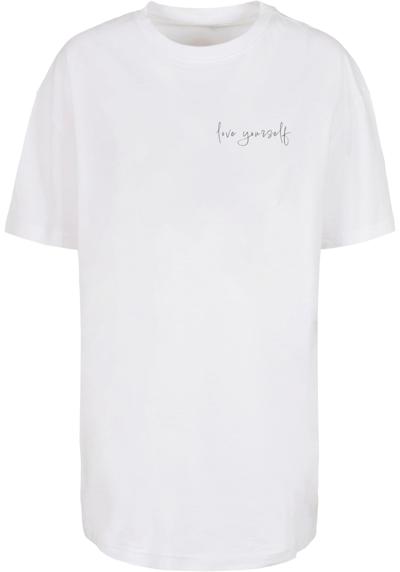 футболка Damen Ladies Love Yourself Oversized Boyfriend Tee