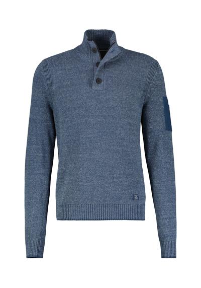 Вязаный свитер LERROS Troyer in lebendiger Strickoptik