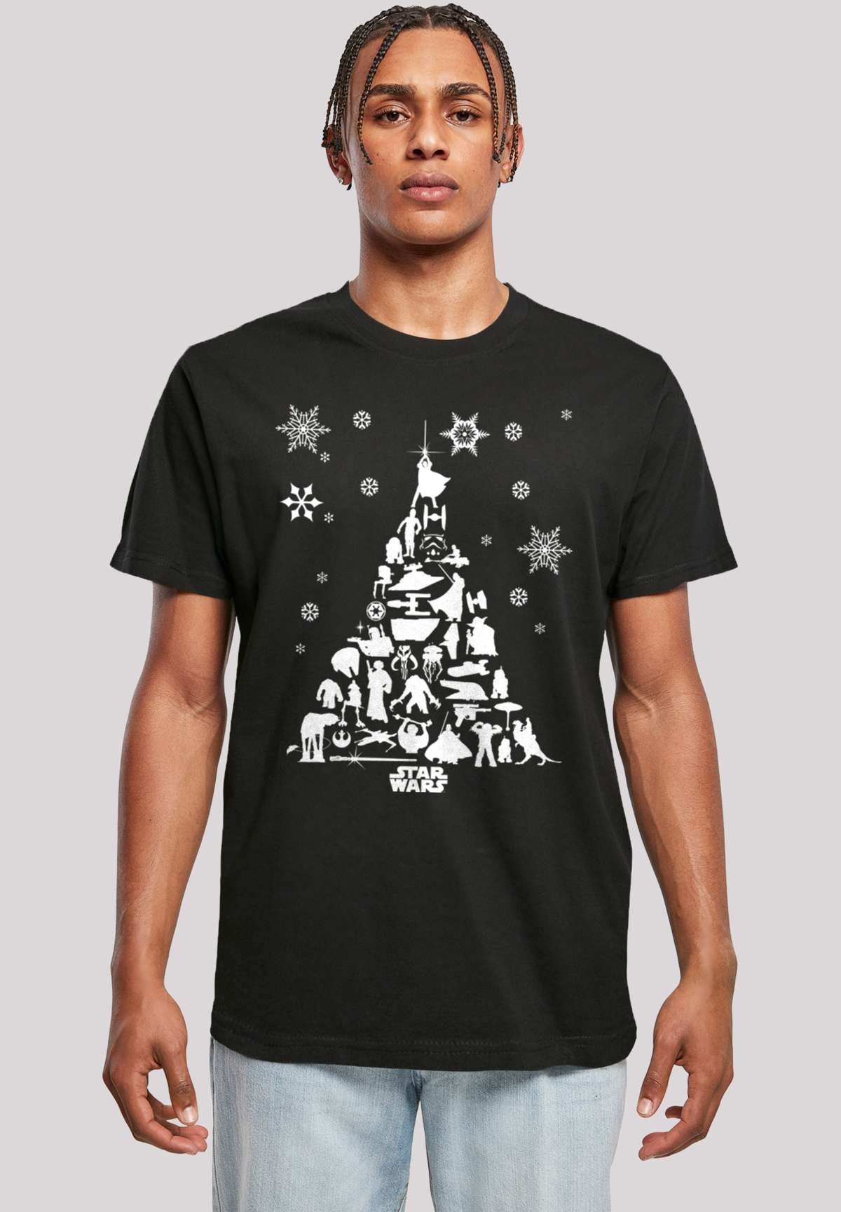 футболка Star Wars Christmas Weihnachtsbaum