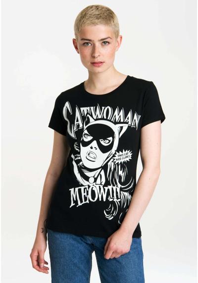 Футболка с ярким принтом Catwoman