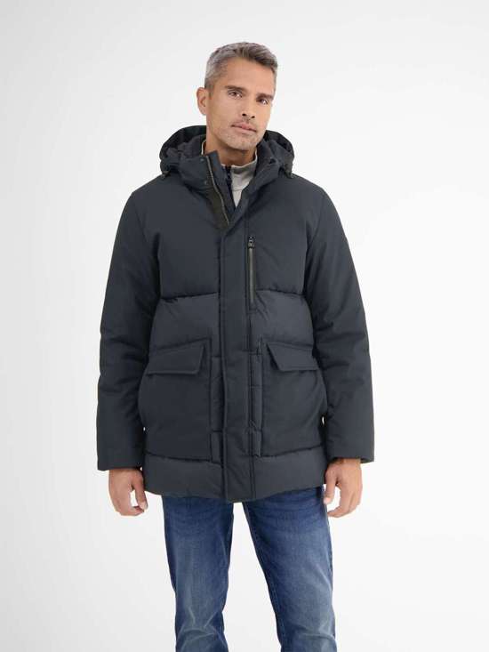 Парка с капюшоном LERROS Funktionsparka in Shell-Materialmix, dick gefüttert