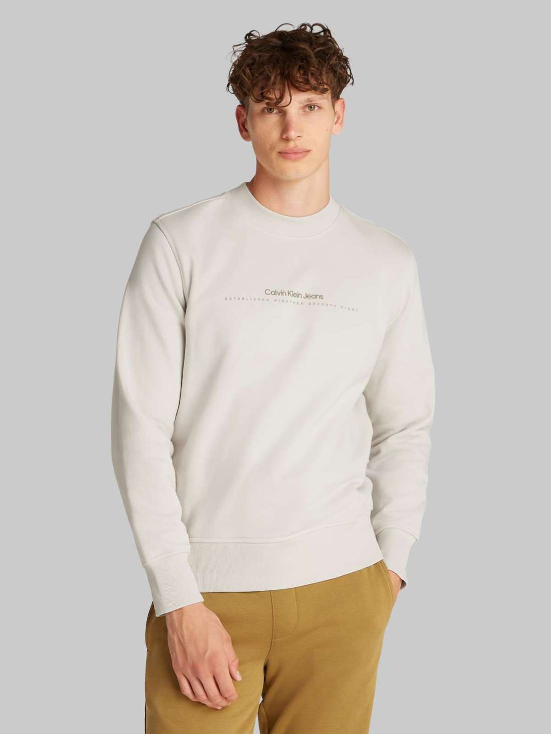 толстовка MINIMAL LOGO CREW NECK