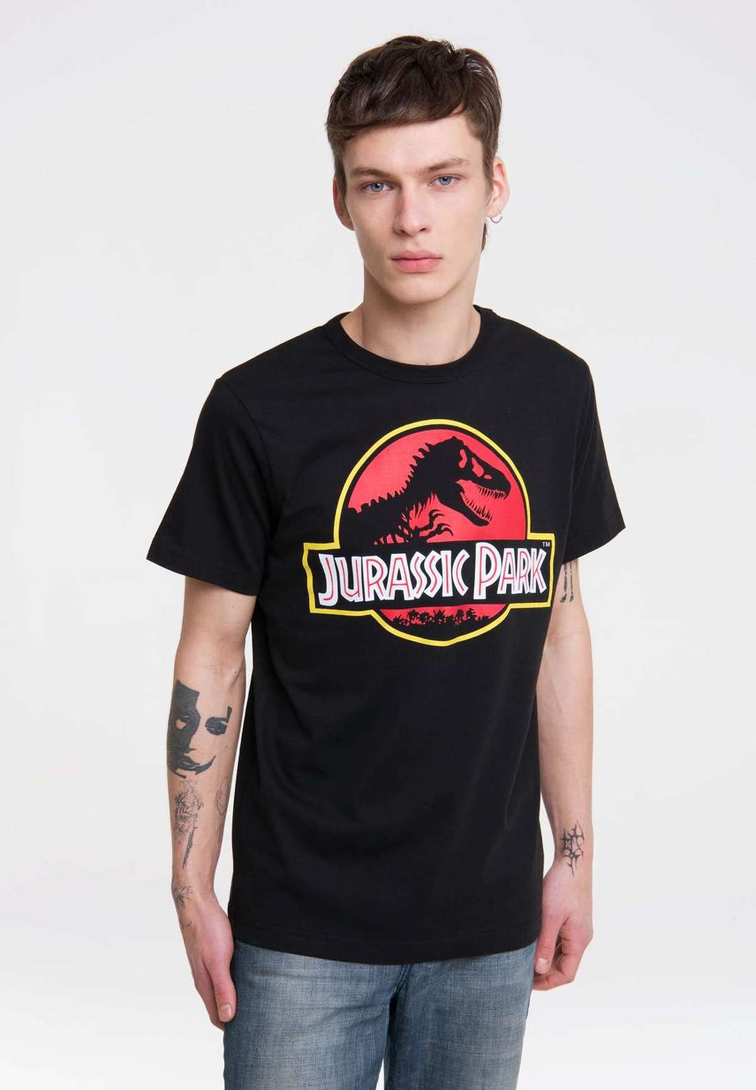 Футболка с классным принтом Jurassic Park Logo
