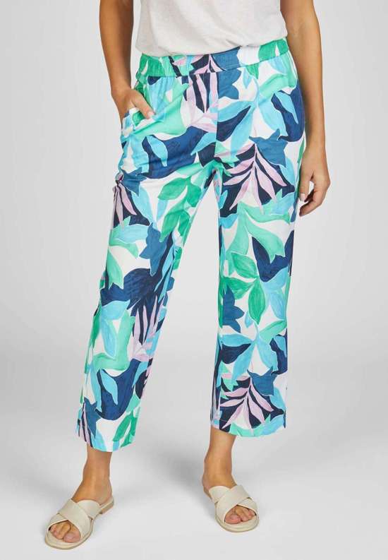 Брюки из джерси Gemusterte Sommerhose