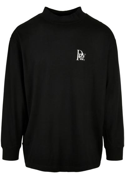 Рубашка с длинным рукавом Cayler & Sons Herren Prayor Black White Turtleneck Longsleeve