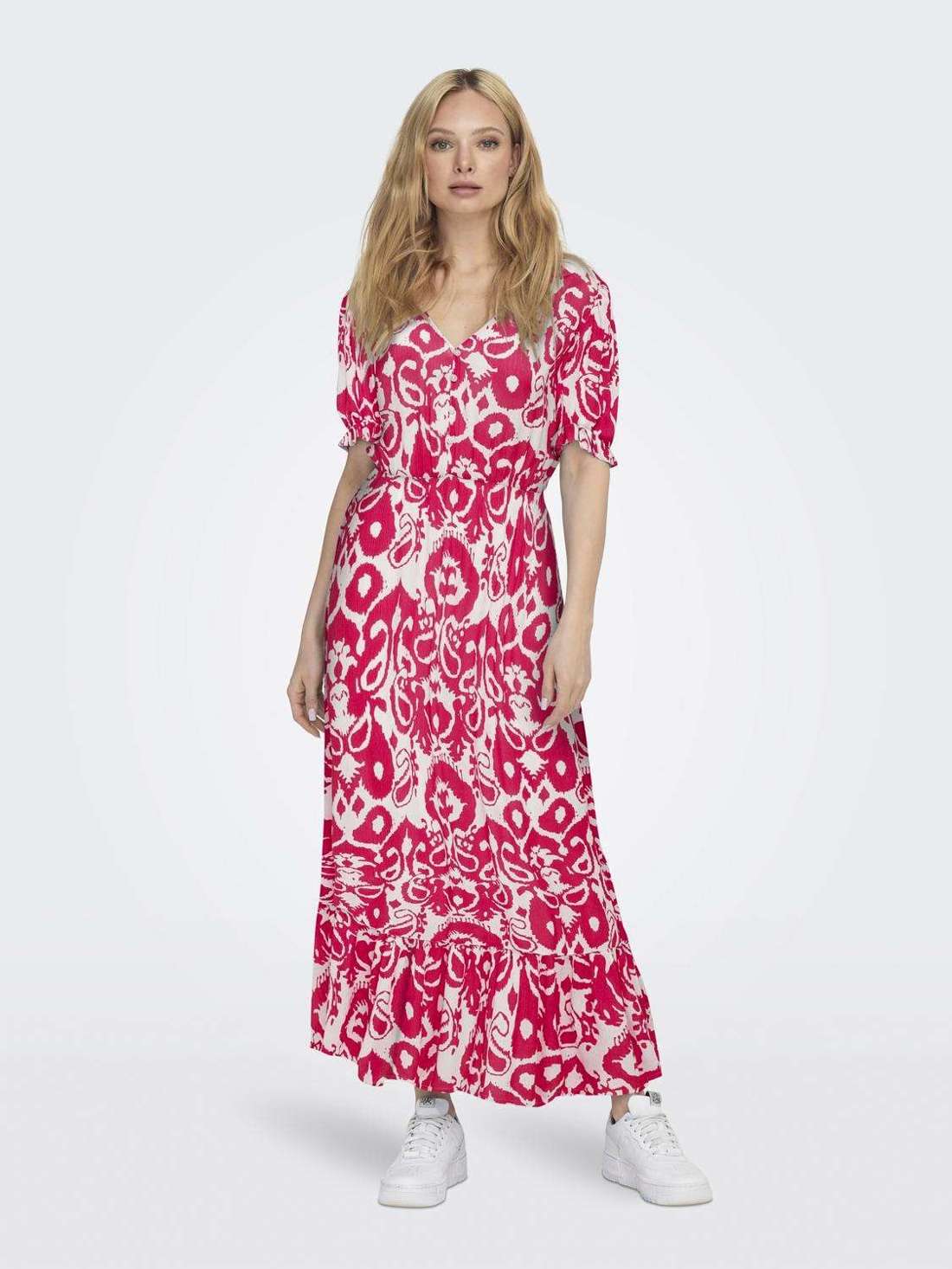 Платье макси ONLCHIANTI S/S LONG DRESS WVN NOOS