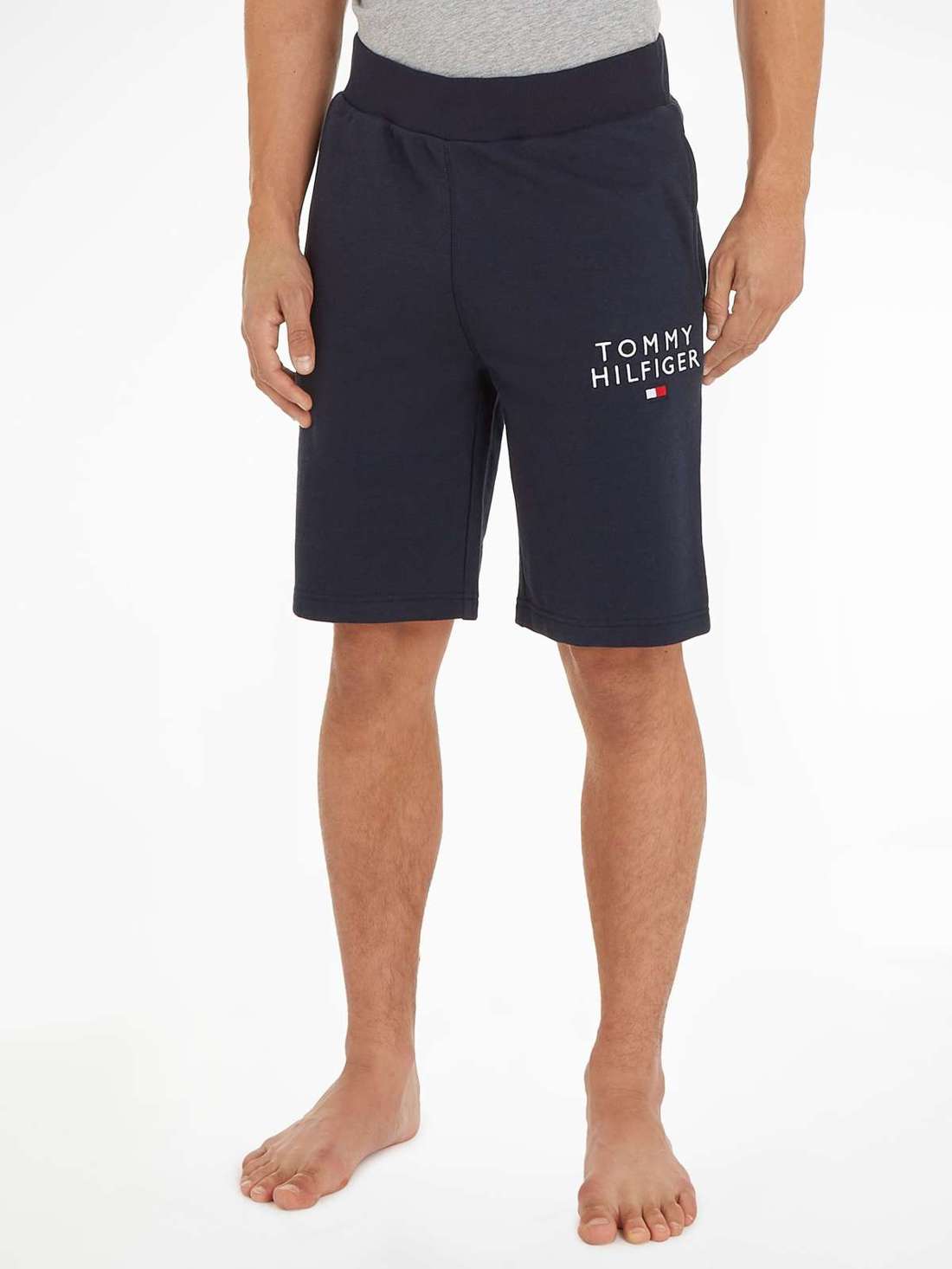 Шорты для сна с надписью логотипа Tommy Hilfiger SHORT HWK