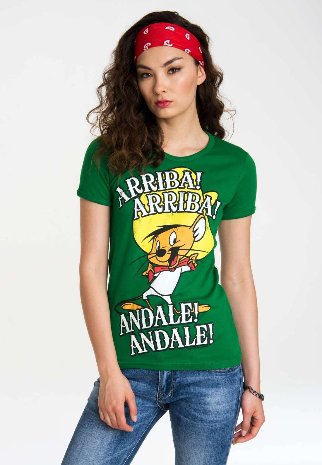Футболка с лицензионным оригинальным дизайном Looney Tunes – Arriba! Andale!