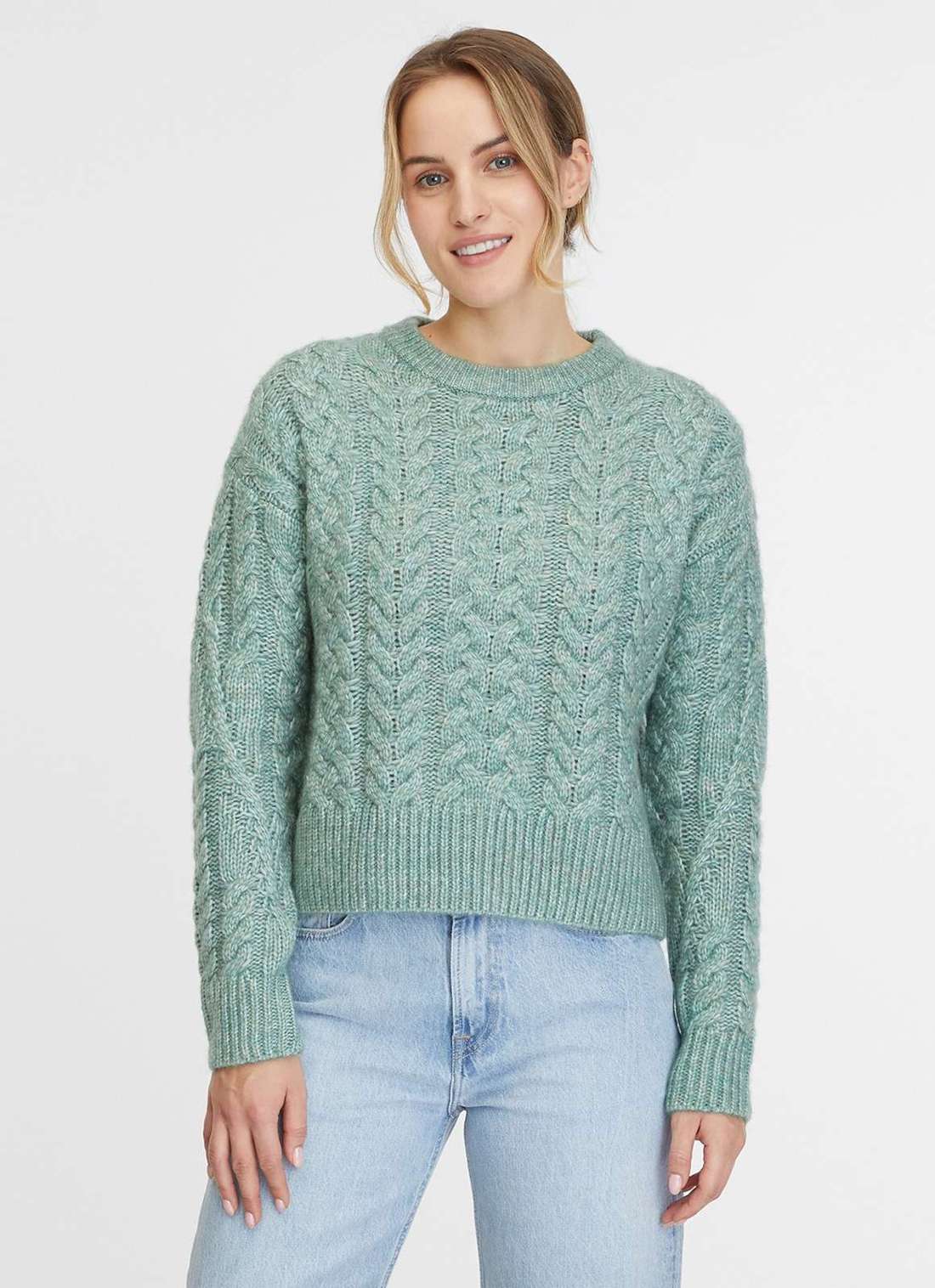 Свитер с круглым вырезом JANNINA