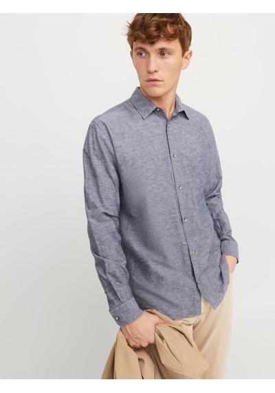 Рубашка с длинным рукавом JJESUMMER LINEN BLEND SHIRT LS SN