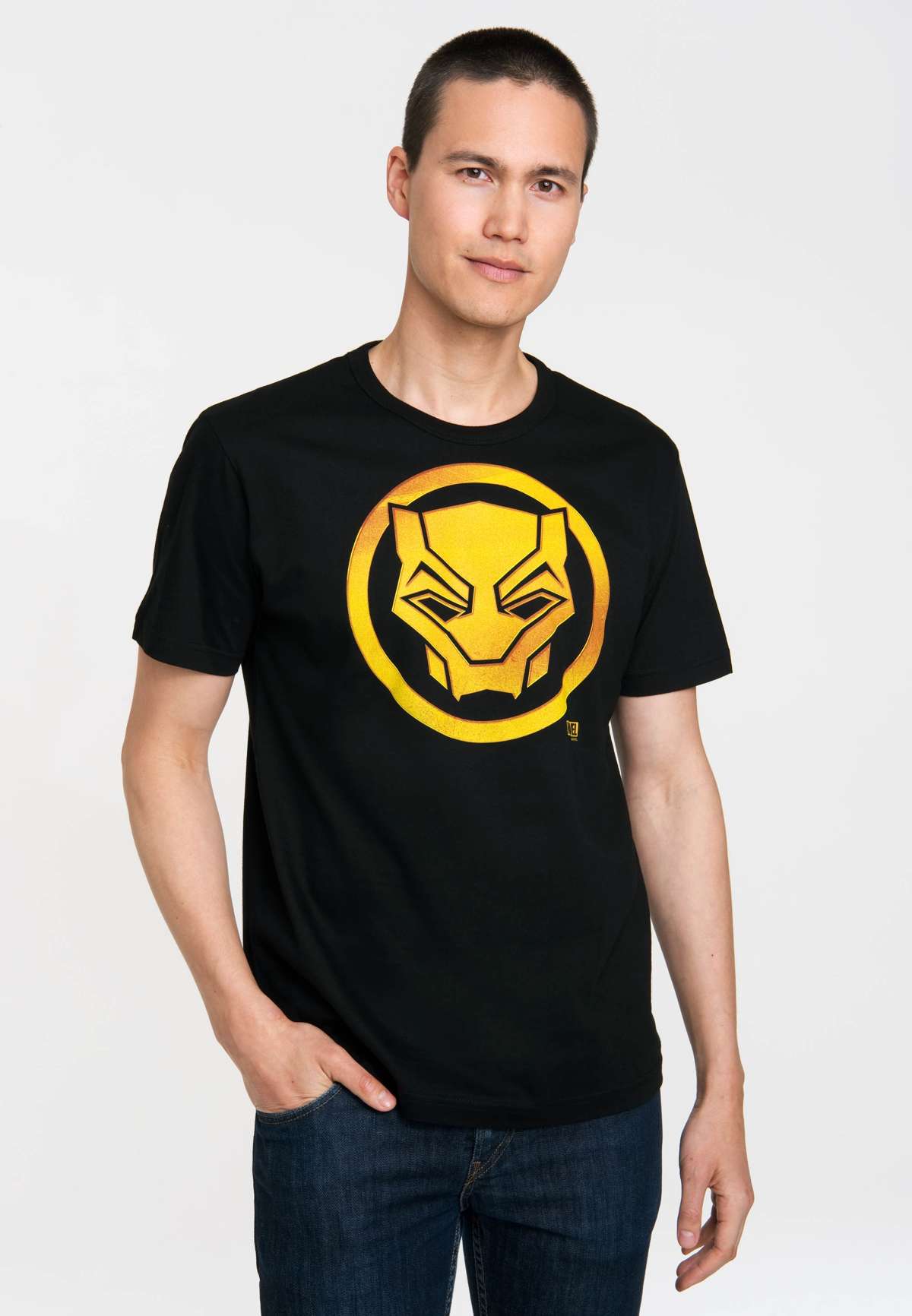 Футболка с логотипом Черной Пантеры Marvel - Black Panther Logo