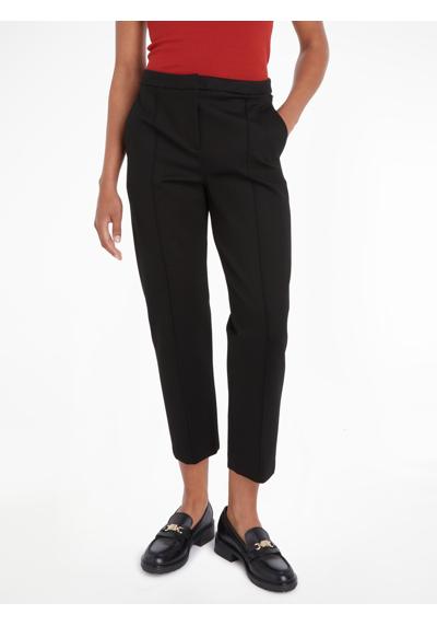 Тканые брюки с фирменным лейблом Tommy Hilfiger ELEVATED SLIM STRAIGHT KNIT PANT