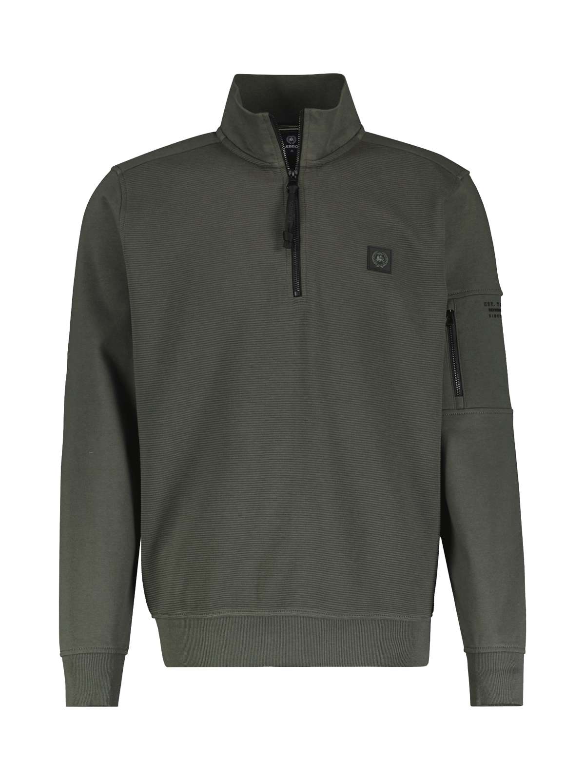 толстовка LERROS Herren Sweatshirt mit Troyerkragen