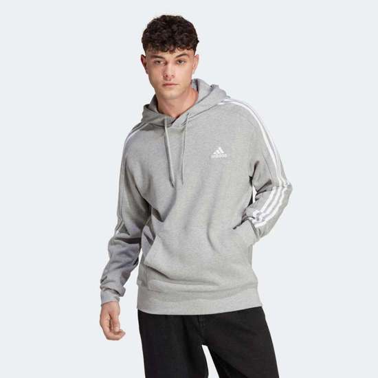 Толстовка с капюшоном ESSENTIALS FRENCH TERRY 3STREIFEN HOODIE