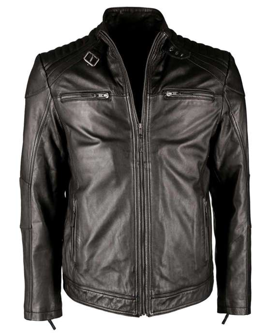 Кожаная куртка IK3