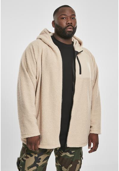 Всепогодная куртка Urban Classics Herren Hooded Sherpa Zip Jacket