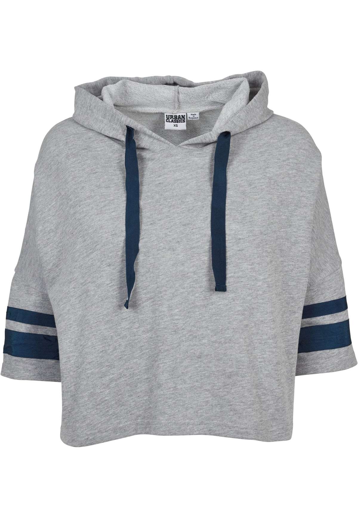 Свитер с круглым вырезом Urban Classics Damen Ladies Taped Short Sleeve Hoody