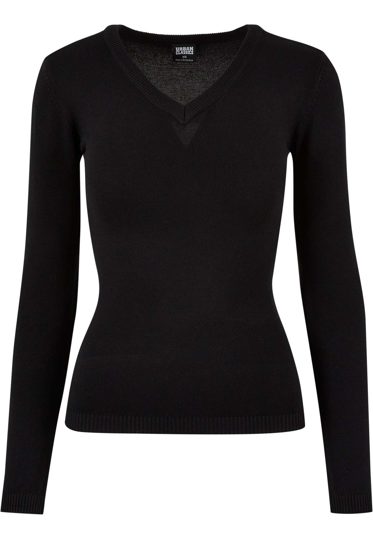 Свитер с круглым вырезом Urban Classics Damen Ladies Knitted V-Neck Sweater