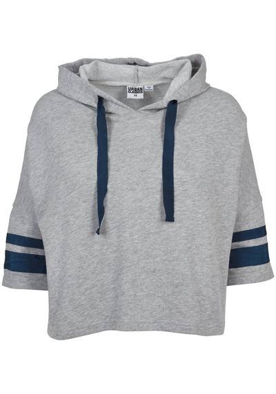 Свитер с круглым вырезом Urban Classics Damen Ladies Taped Short Sleeve Hoody