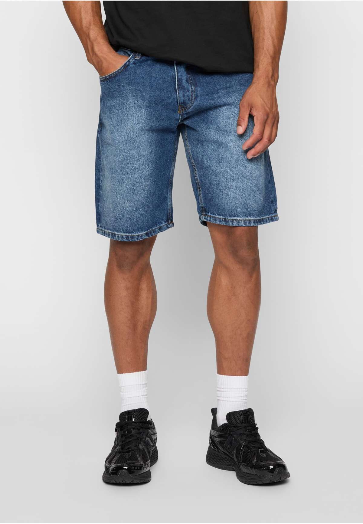 Тканевые брюки Herren 2Y Basic Slim Fit Denim Shorts