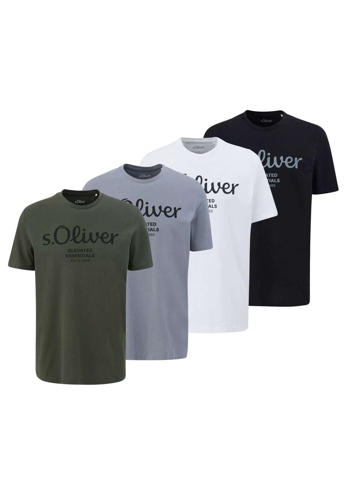 футболка T-Shirt Logo T-Shirt 4er Pack