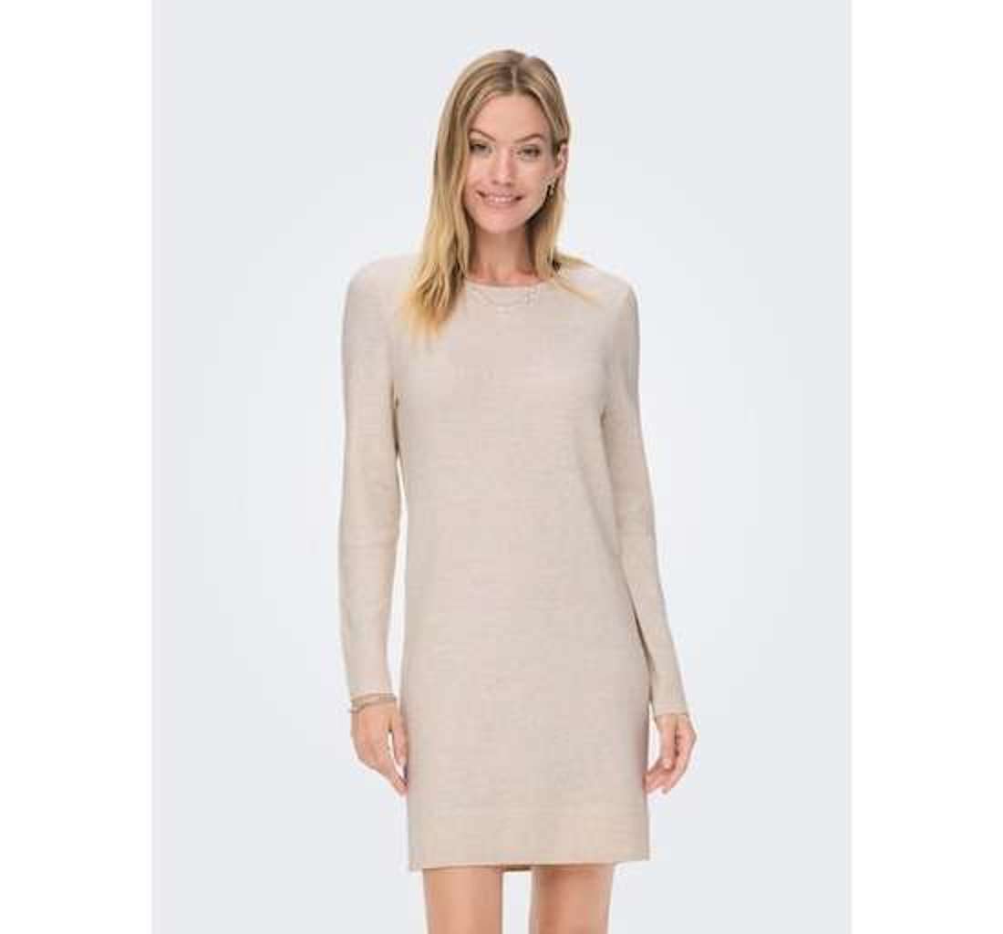Трикотажное платье ONLRICA LIFE L/S O-NECK DRESS KNT NOOS