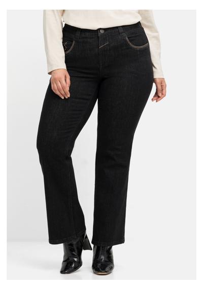 Джинсы Bootcut с контрастной вышивкой Gro?e Gro?en