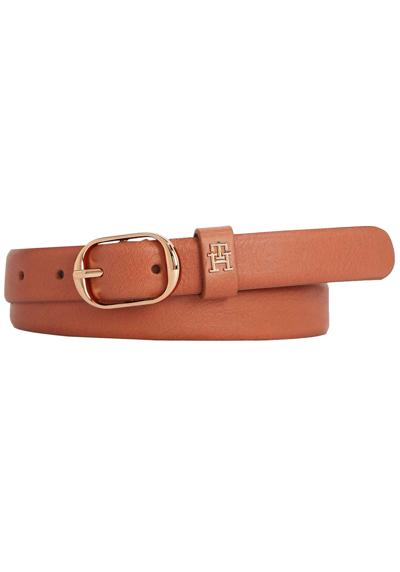 Кожаный ремень с логотипом Tommy Hilfiger на петле. Casual 2.5 cm