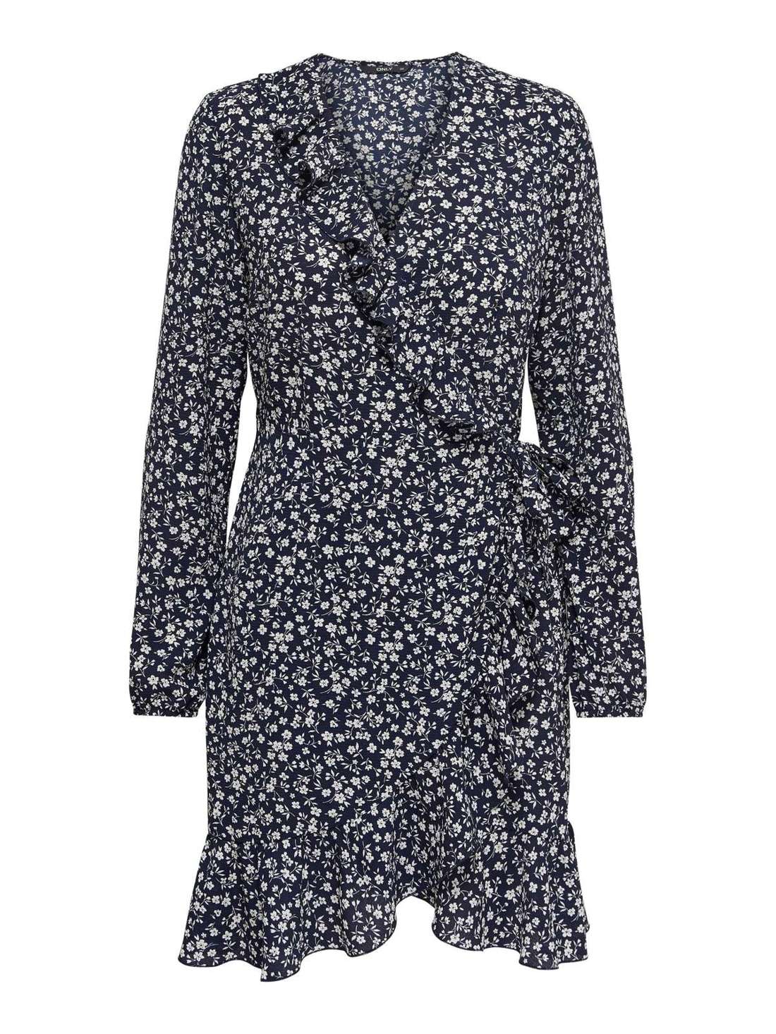 Платье с запахом ONLMARA L/S WRAP SHORT DRESS NOOS