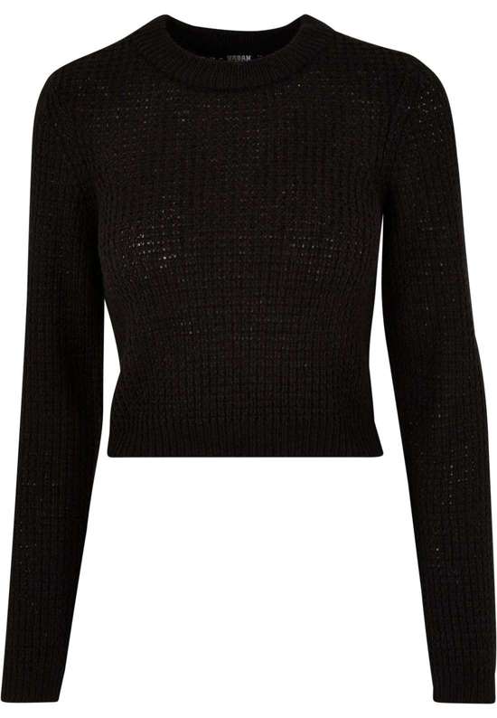 Свитер с круглым вырезом Urban Classics Damen Ladies Short Waffle Sweater