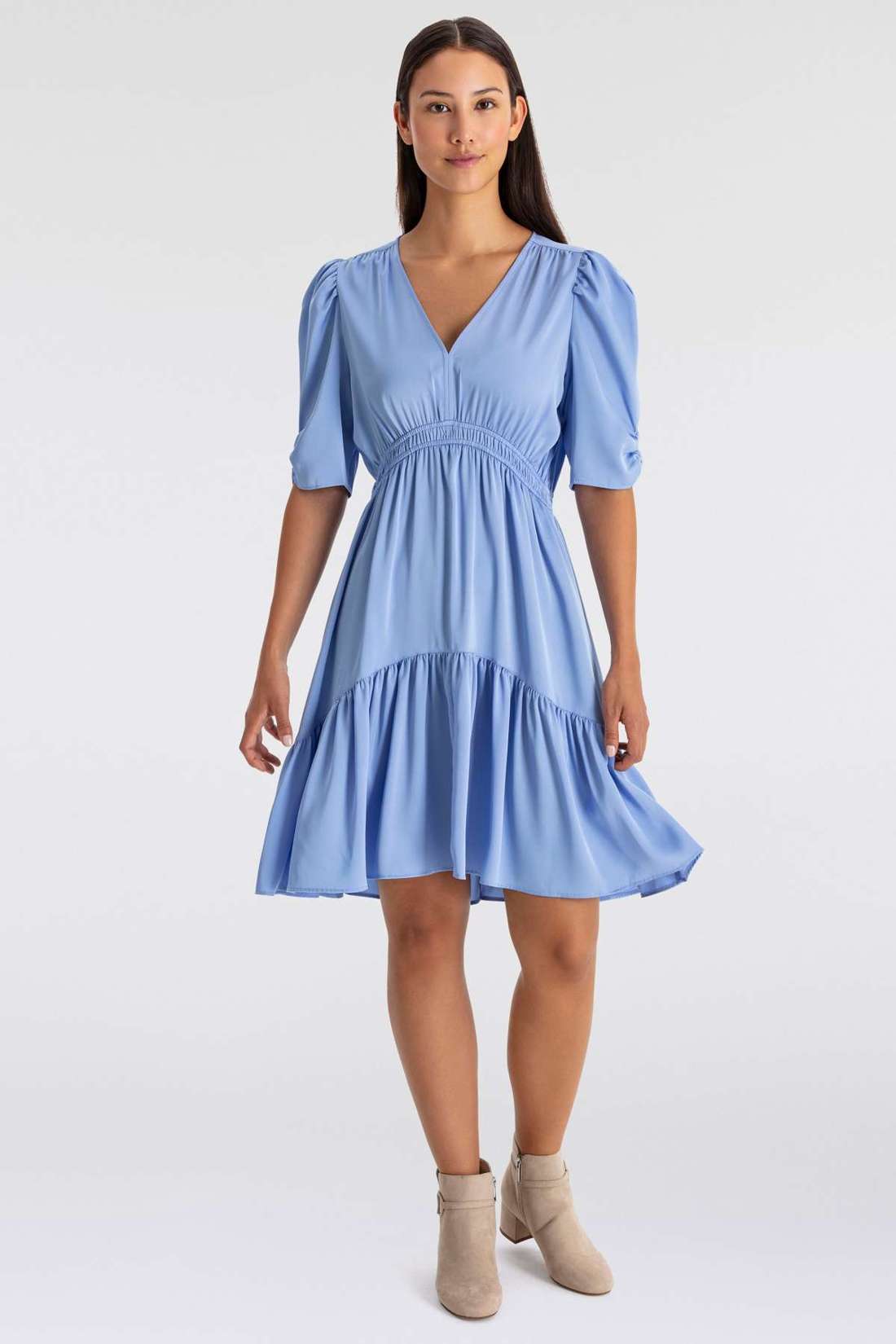 Платье-блузка с рюшами C_Dizziano_1