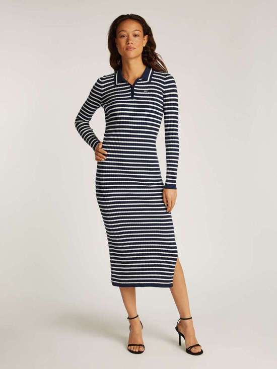 Платье-поло миди длины TJW LS POLO MIDI DRESS