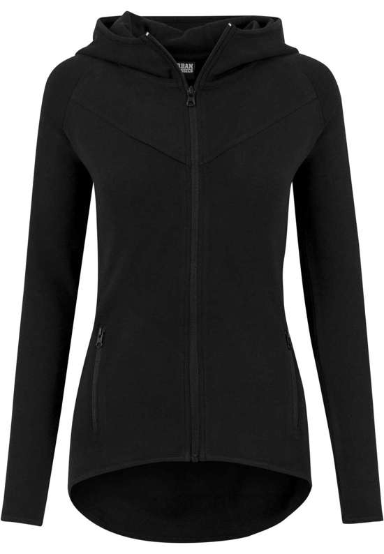 Толстовка Urban Classics Damen Ladies Athletic Interlock Zip Hoody