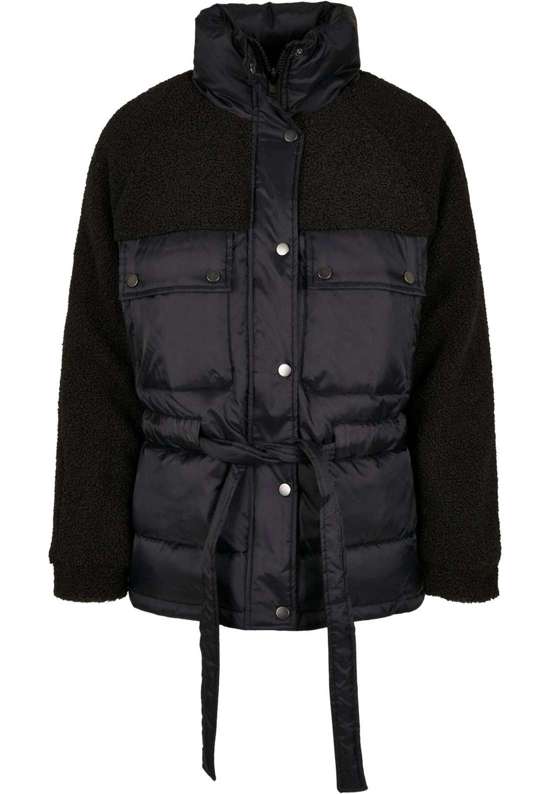 Зимняя куртка Urban Classics Damen Ladies Sherpa Mix Puffer Jacket