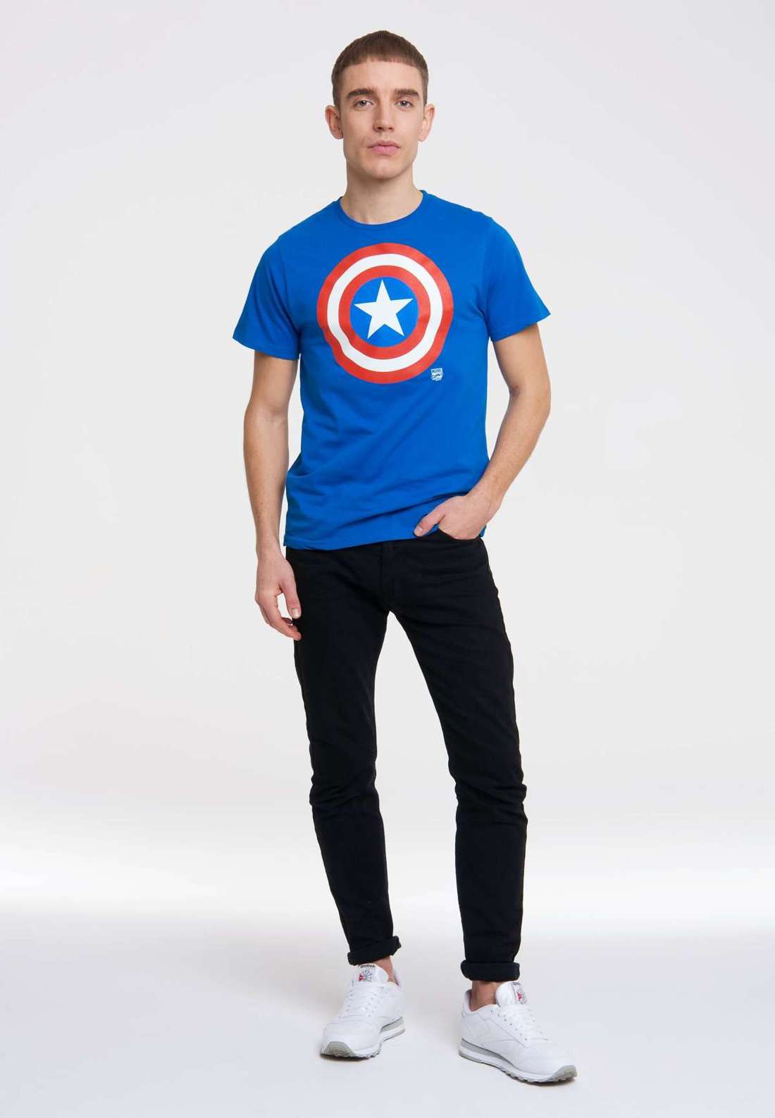 Футболка с логотипом Капитана Америки Marvel - Captain America Logo