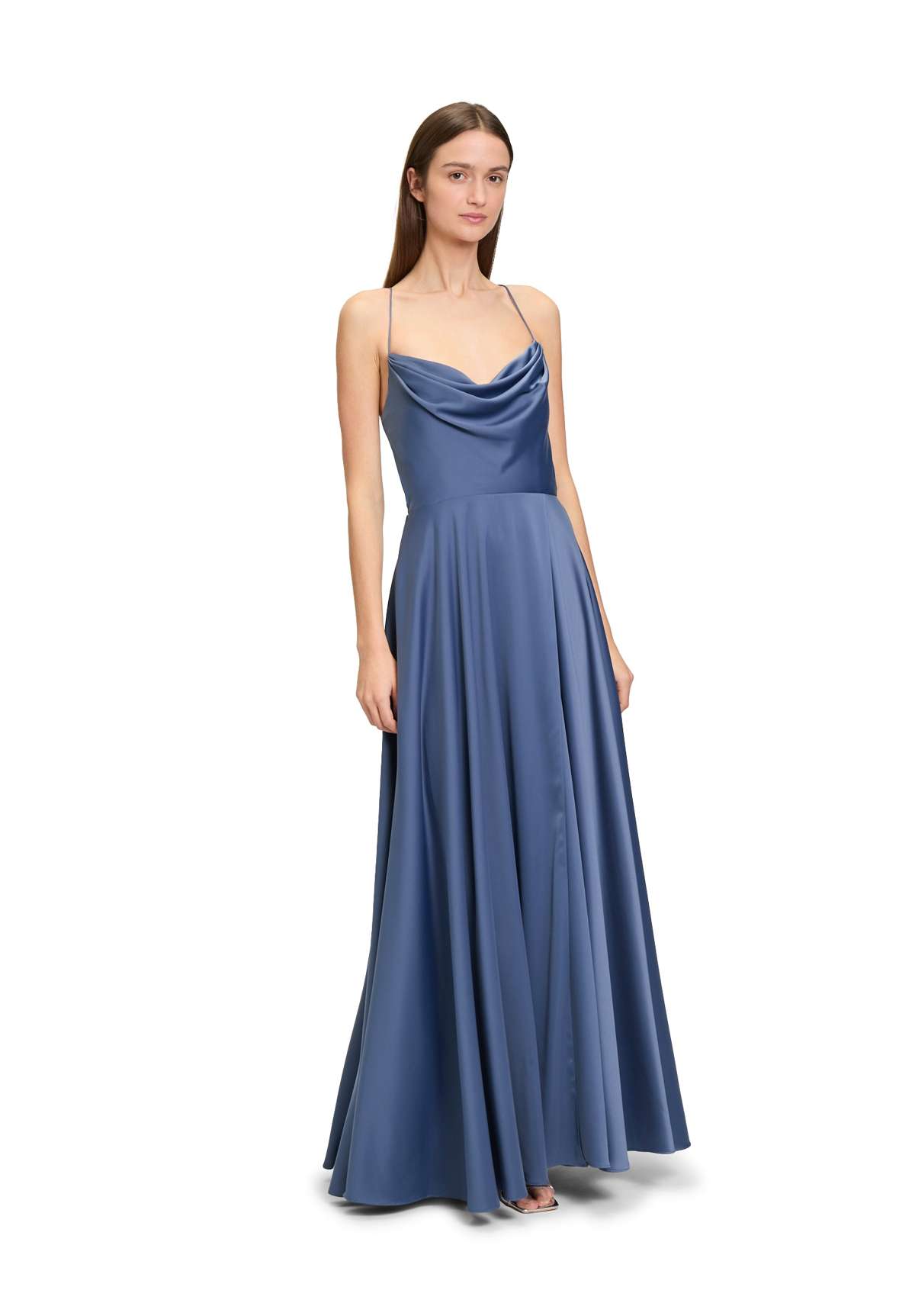 вечернее платье Abendkleid mit Wasserfallausschnitt