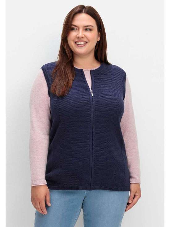 Вязаный жилет Große Größen