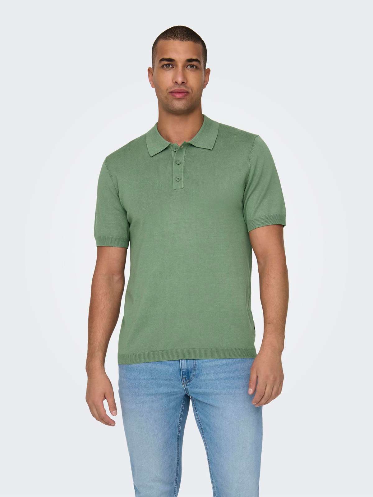 рубашка поло ONSWYLER LIFE REG 14 SS POLO KNIT NOOS
